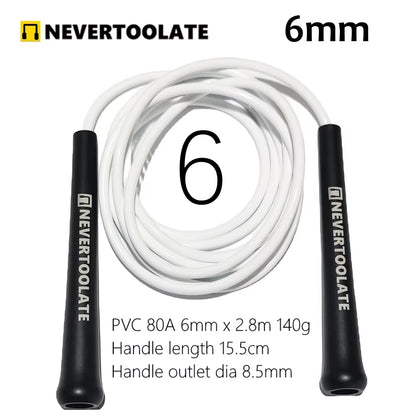 NeverTooLate™ ProSpeed Jump Rope – Lightweight, Durable &amp; Fast